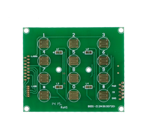 2層 ENIG PCB板，用于酒店數(shù)字鎖